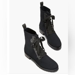 Kate Spade Merigue Black Lace Boots